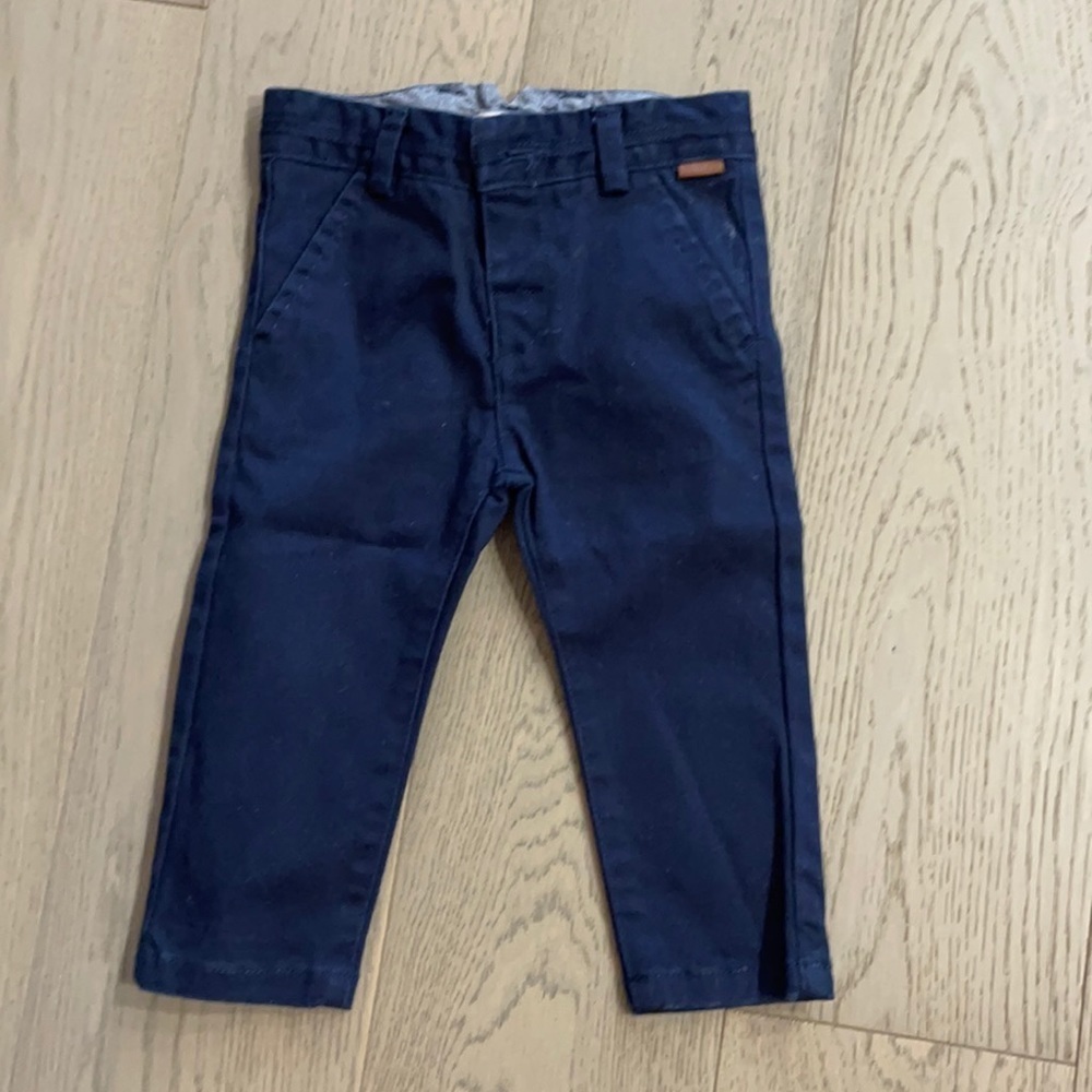 Boboli Navy Chino Pants Size 12M